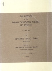 The History of the Syrian Orthodox Church of Antioch [Vol. IV] / [الجزء الرابع] ܣܘܪܝܝܬܐ: ܗܝܡܢܘܬܐ ܘ ܝܘܠܦܢܐ / السريان: ايمان و حضارة ٤