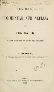 Commentar zur Alfijja des Ibn Malik;