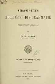 Buch über die Grammatik