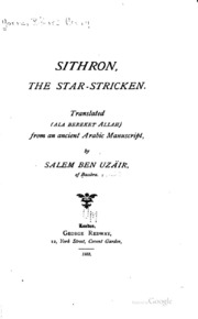 Sithron, the star-stricken
