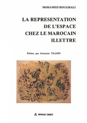 La représentation de l'espace chez le marocain illettré