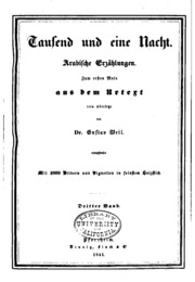 Tausend und eine nacht. Arabische erzählungen