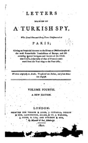 Letters written by a Turkish spy