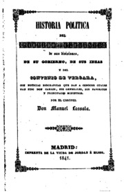 Historia política del Partido Carlista, de sus divisiones de su gobierno, de sus ideas y del ...