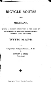 Bicycle Routes in Michigan... [1896]