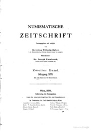 Numismatische Zeitschrift