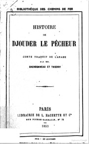 Histoire de Djouder le pêcheur;