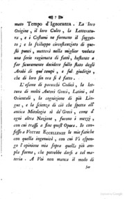 Saggio sull'origine culto letteratura e costumi degli arabi avanti il pseudoprofeta Maometto dell'abate Simone Assemani ..