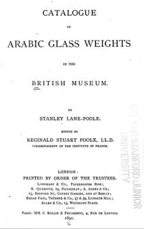 كتالوج للموازين و العملات العربية فى المتحف البريطاني