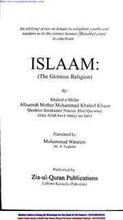 Islam The Glorious Religion