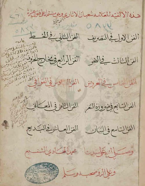 ألفية العربية للآثاري