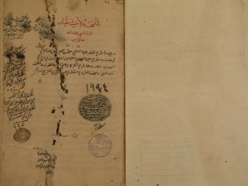 مجموع أوله اللمحة البدرية في علم العربية لأبي حيان: محمد بن يوسف الأندلسي