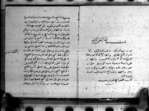 رسالة في غريب القرآن على لغات قبائل العرب لشرف الدين علي بن المفضل المقدسي