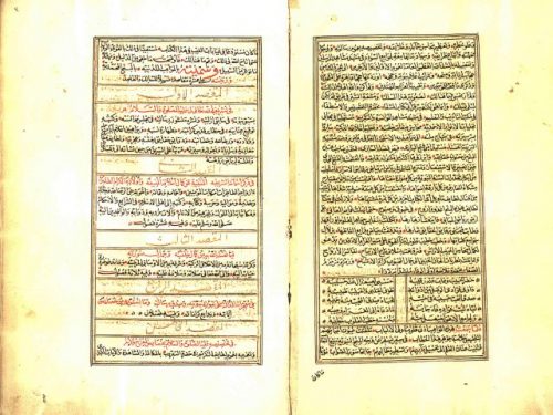 مخطوطة - المواهب اللدنية بالمنح المحمدية