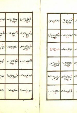مخطوطة - مجمع اللغات الثلاث العربية والتركية والفارسية