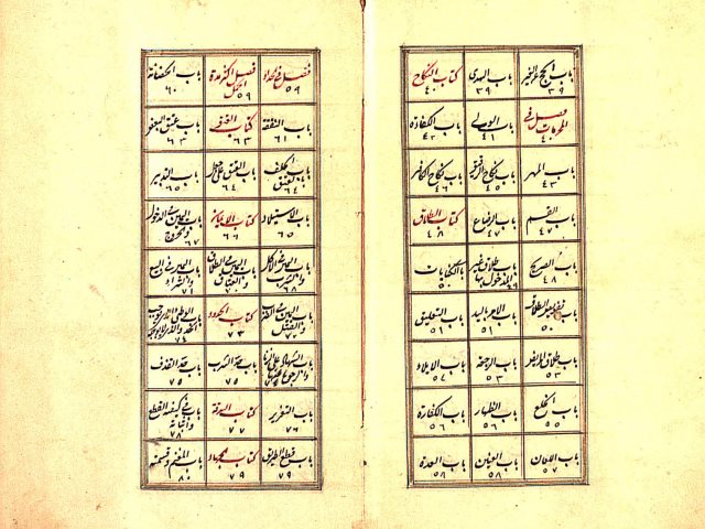 مخطوطة - تنوير الأبصار وجامع البحار