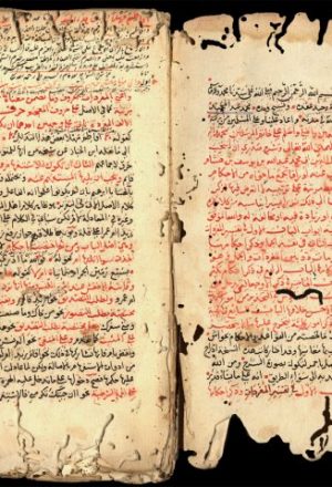 مخطوطة - شرح ديوان الأريب مختصر مغني اللبيب عن كتب الأعاريب