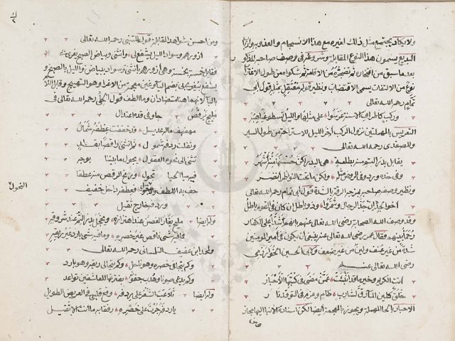 مخطوطة - شرح لامية العرب للحضرمي