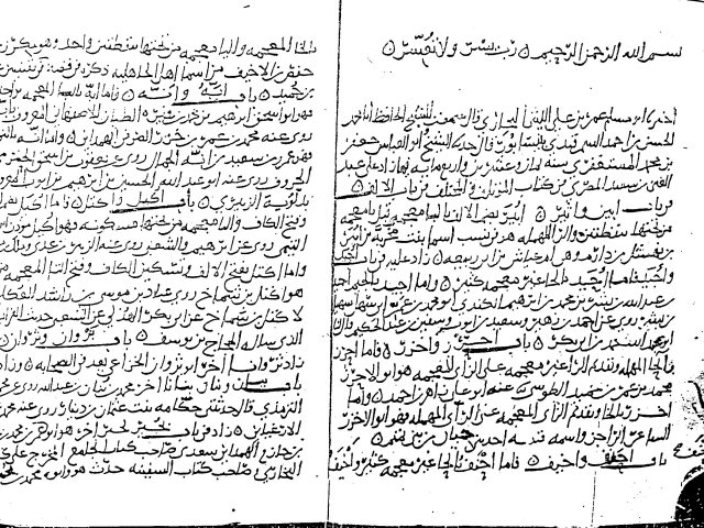 مخطوطة - علوم الحديث - الزيادات في كتاب المختلف والمؤتلف