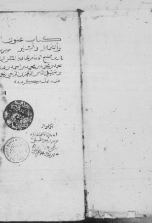 مخطوطة - عيون الأثر في فنون المغازي والسير لابن سيد الناس اليعمري 10239