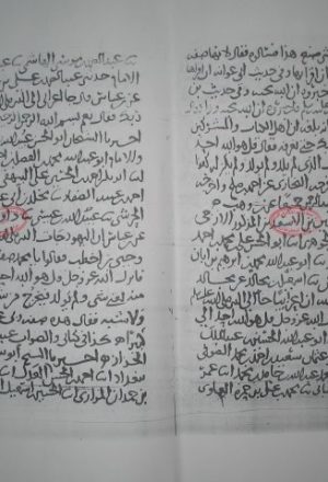 مخطوطة - مجلس في نفي التشبيه لابن عساكر الرقم 177
