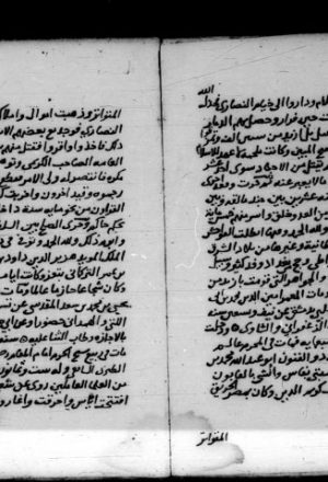 مخطوطة - مختصر تاريخ دول الاسلام طه