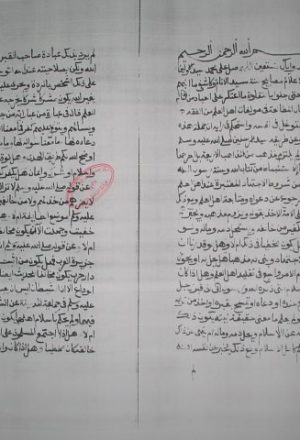 مخطوطة - مسائل وأجوبة وردود على الخوارج لمحمد بن سليمان الرقم 162