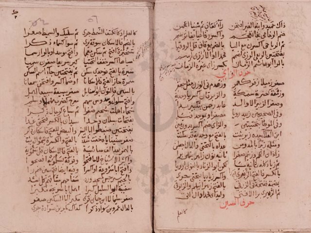 مخطوطة - منظومة في ضبط رجال البخاري ومسلم والموطأ