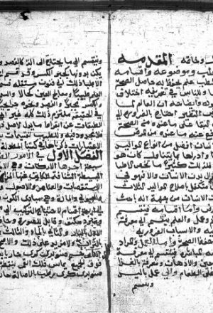 مخطوطة - نزهة الازهان فى اصلاح الابدان
