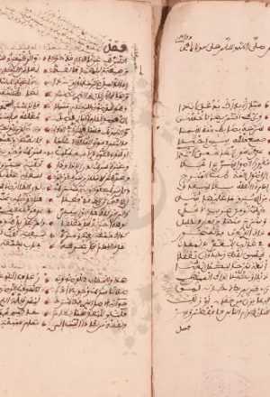 مخطوطة - نظم  بستان فكر المنهج للشيخ ميارة الفاسي
