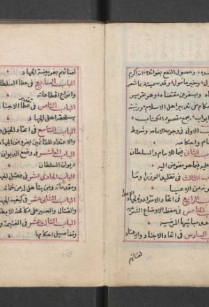مخطوطة - تحرير الأحكام في تدبير أهل الإسلام - ابن جماعة الكناني