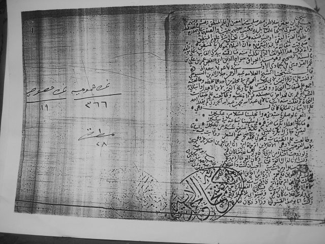 مخطوطة - المهذب فو ما وقع فى القرآن من المعرب للسيوطى طه