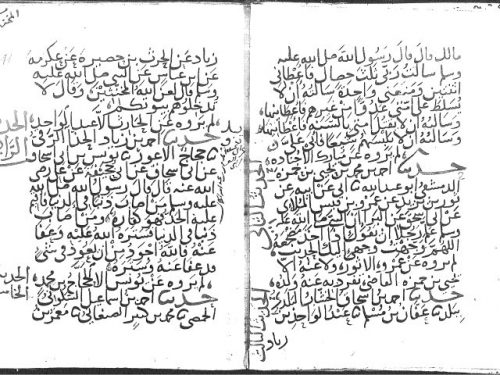 مخطوطة - جزء فيه ثلاثون حديثا منتقاة من معجم الطبراني الصغير للذهبي