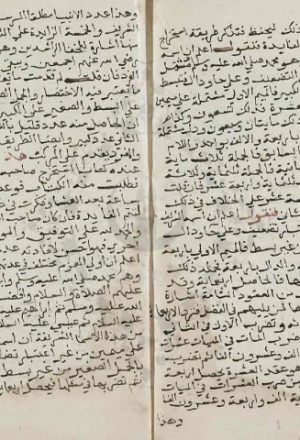 مخطوطة - أجوبة عبد المعطي المالكي