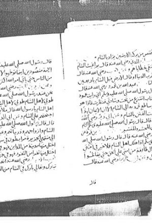 مخطوطة - كتاب الاعلام بفضائل الشام لبرهان الدين إبراهيم الغزازي الشافعي