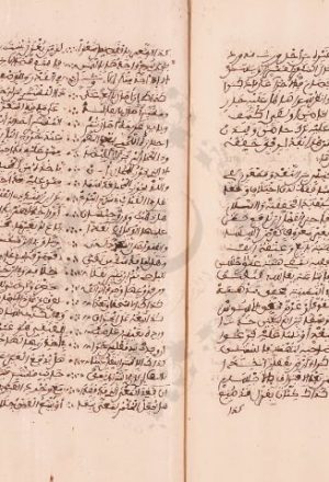 مخطوطة - نظم  بستان فكر المنهج للشيخ ميارة الفاسي