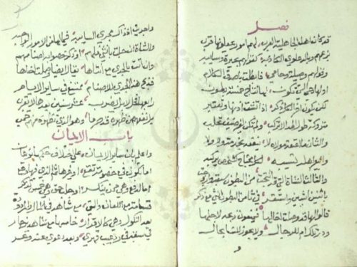 مخطوطة - نظم التحرير في الفقه الشافعي للعمريطي