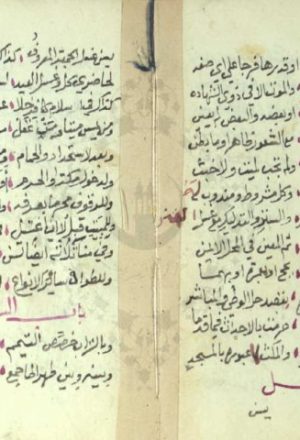 مخطوطة - نظم التحرير في الفقه الشافعي للعمريطي