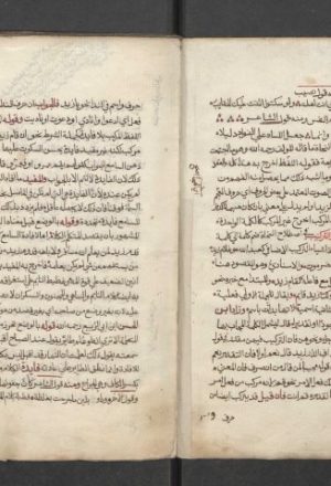 مخطوطة - شرح علي المقدمة الآجرمية في حل ألفاظ العربية