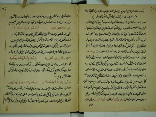 مخطوطة - هدي الابرار شرح طلعة الانوار مصطلح    للعلوي الشنقيطيMakhtotah 1239