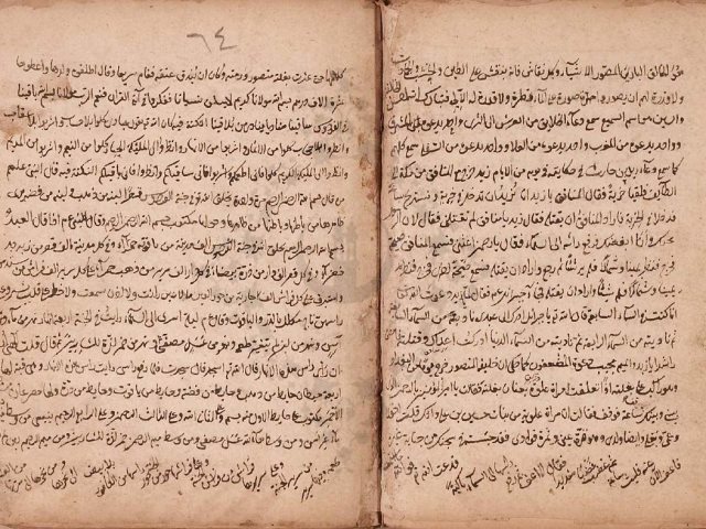 مخطوطة - اسرار الوحي الرباني لمسعود بن عمر الاسفريني 3 ورقات