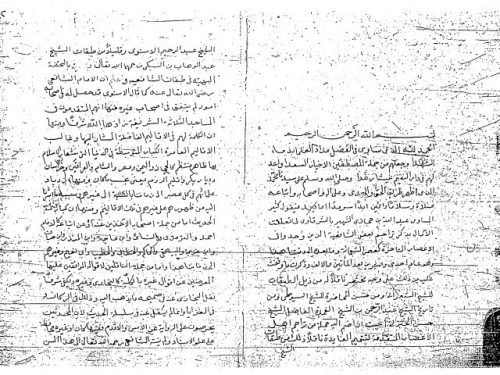 مخطوطة - التحفة البهية فى طبقات الشافعية  - الشرقاوي - 96-920