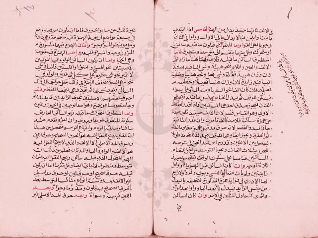 مخطوطة - الجواهر الغوال العظام في وقف حمزة وهشام  للسمانودي