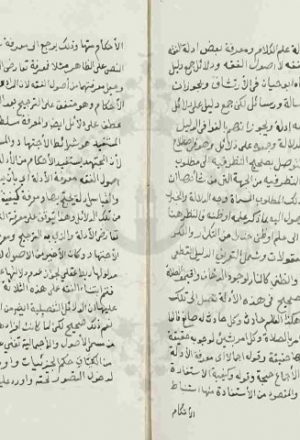 مخطوطة - الروض الازهر فى حدود مشاهير علوم الجامع الازهر   -الزرقاني