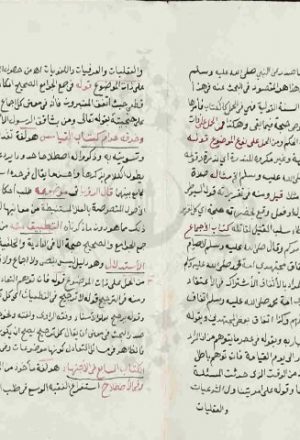 مخطوطة - الروض الازهر فى حدود مشاهير علوم الجامع الأزهر  للزرقاني