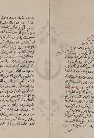 مخطوطة - المغرب في ترتيب المعرب للمطرزي