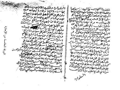 مخطوطة - بغية الأديب الفاضل الماهر في إجازة الشيخ محمد شاكر للدهلوي