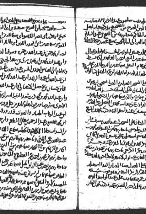 مخطوطة - ثبت مسوعات ابن الواني الدمشقي نسخة الظاهرية مصورات الأوقاف ا