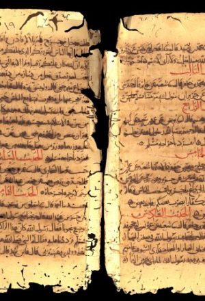 مخطوطة - جامع المسانيد و  الألقاب