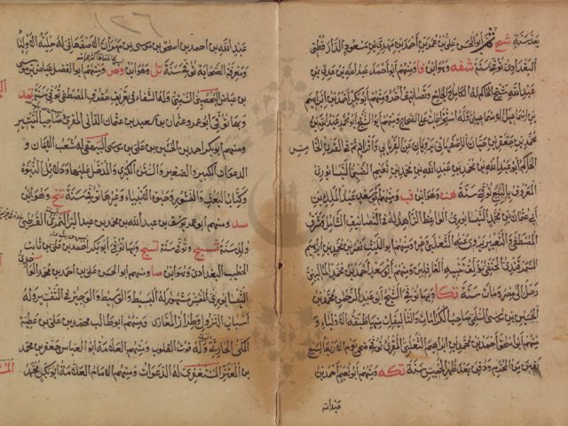 مخطوطة - رسالة فى أسماء حفاظ الحديث